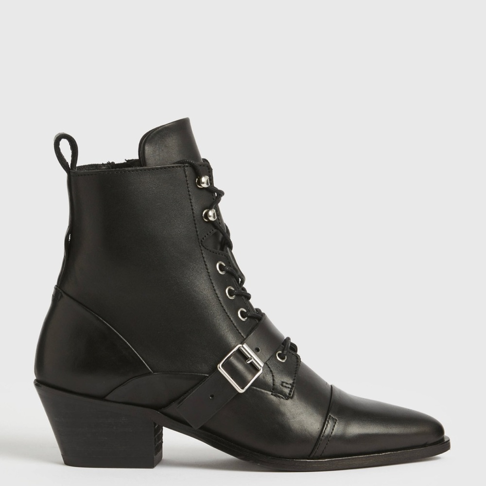 All Saints leather Katy Boots. Perfect condition - weren’t worn
